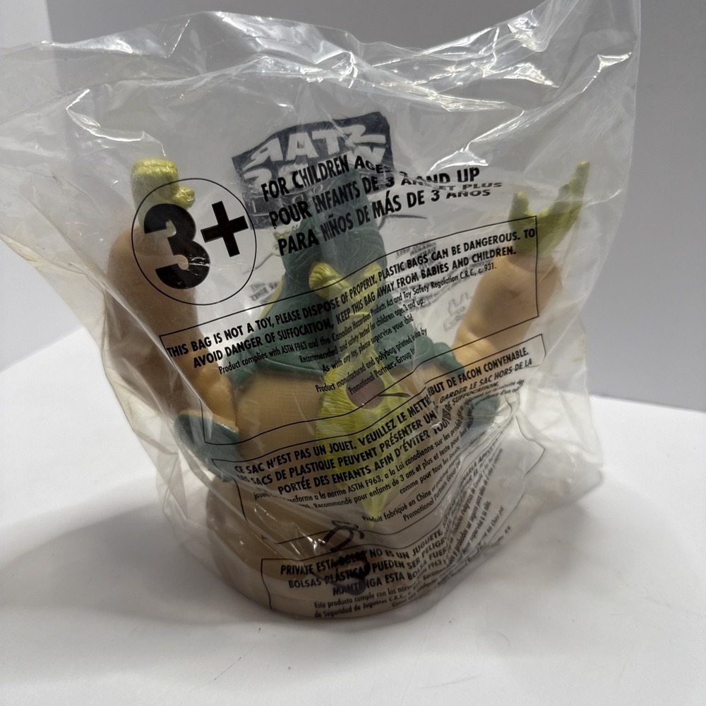 Vintage 1999 Star Wars: Ep 1 BOSS NASS Character Cup Topper Taco Bell/KFC NIP - Picture 2 of 2